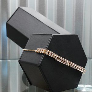 Gold Slider Tennis Bracelet